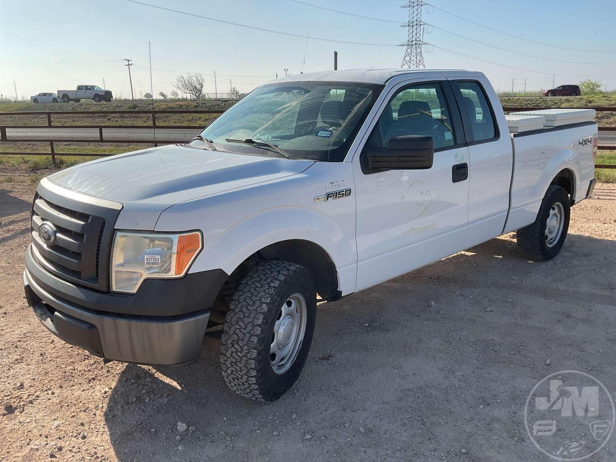 2012 FORD F-150 EXTENDED CAB 4X4 PICKUP VIN: 1FTFX1EF4CKD99531