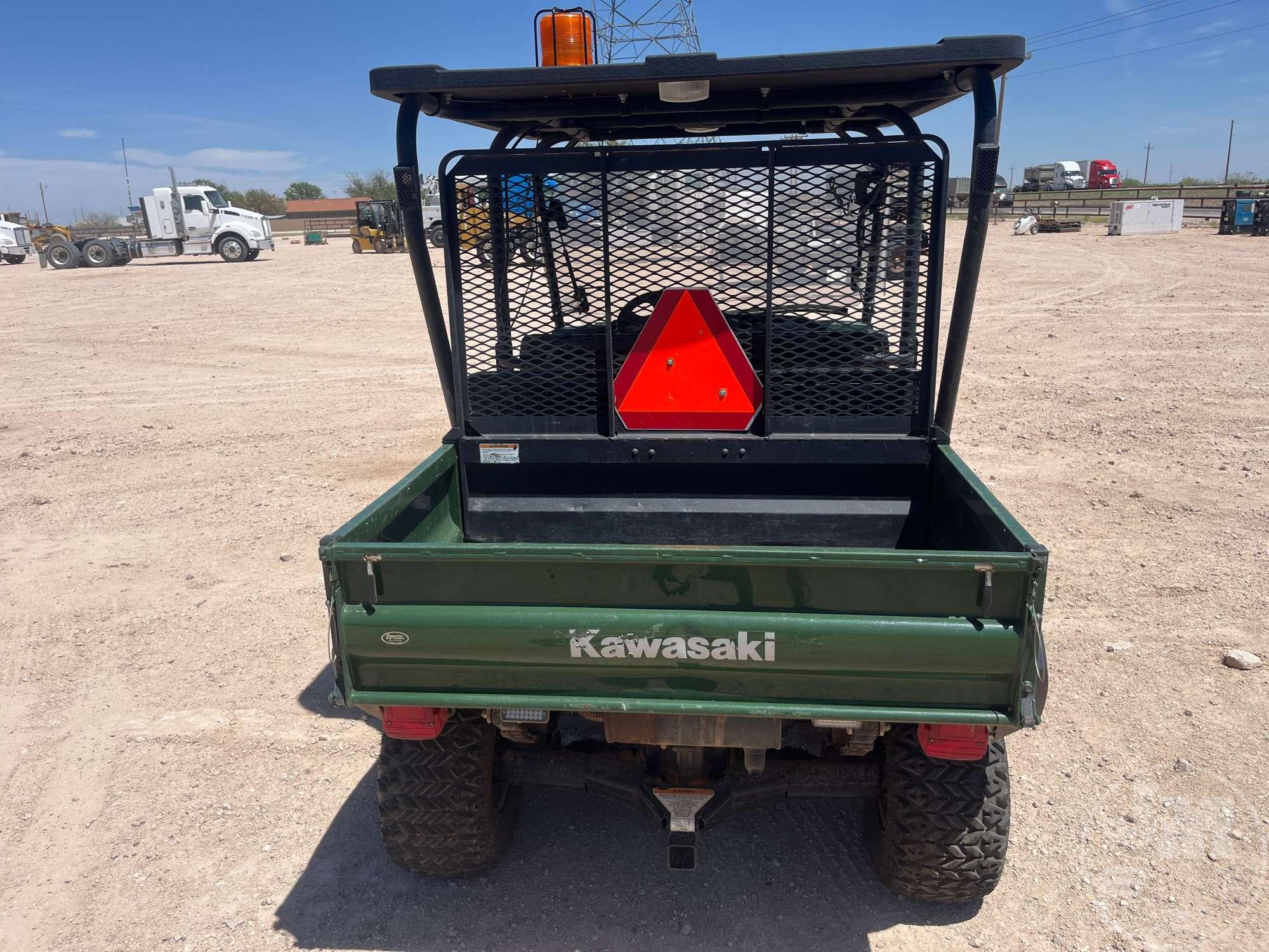 2015 KAWASAKI 4010 MULE SIDE BY SIDE SN: JK1AFCR18FB525525