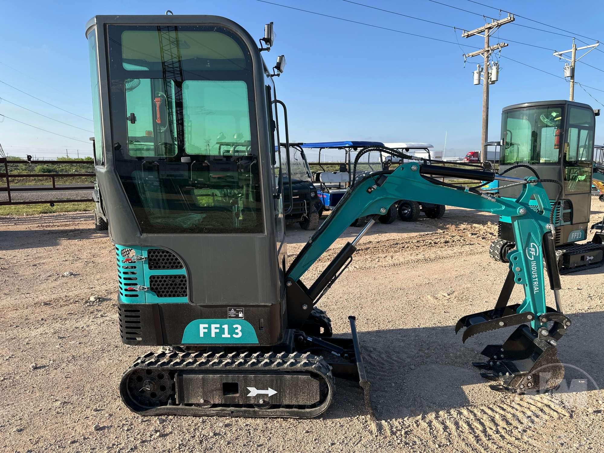 UNUSED 2023 FF INDUSTRIAL FF13 MINI EXCAVATOR SN: 422705106