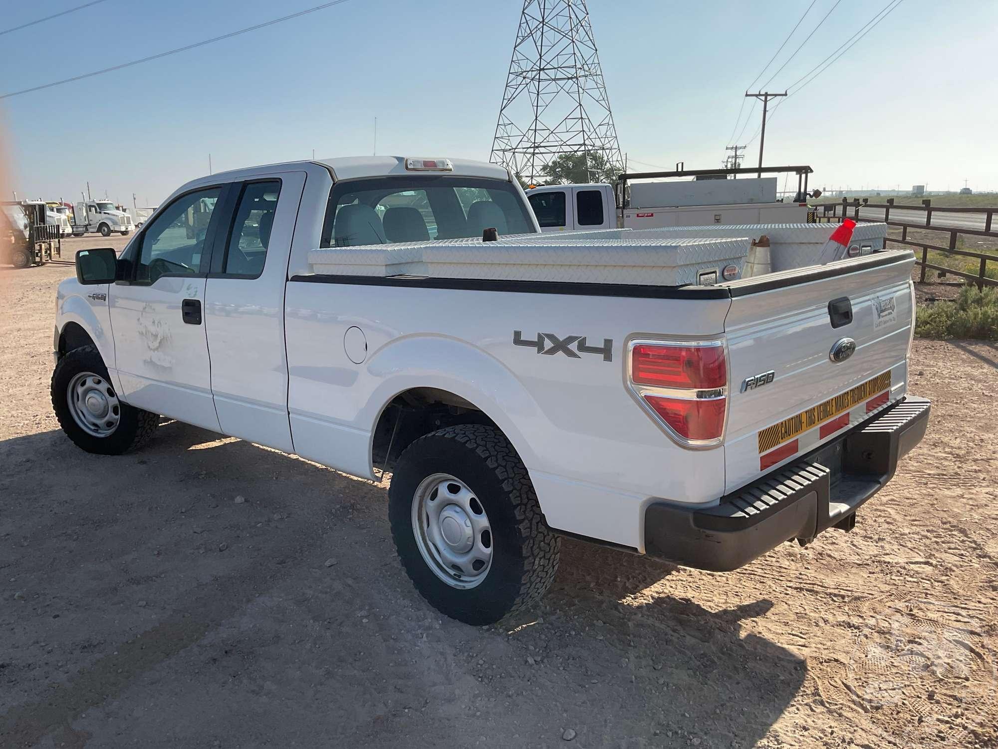 2012 FORD F-150 EXTENDED CAB 4X4 PICKUP VIN: 1FTFX1EF4CKD99531