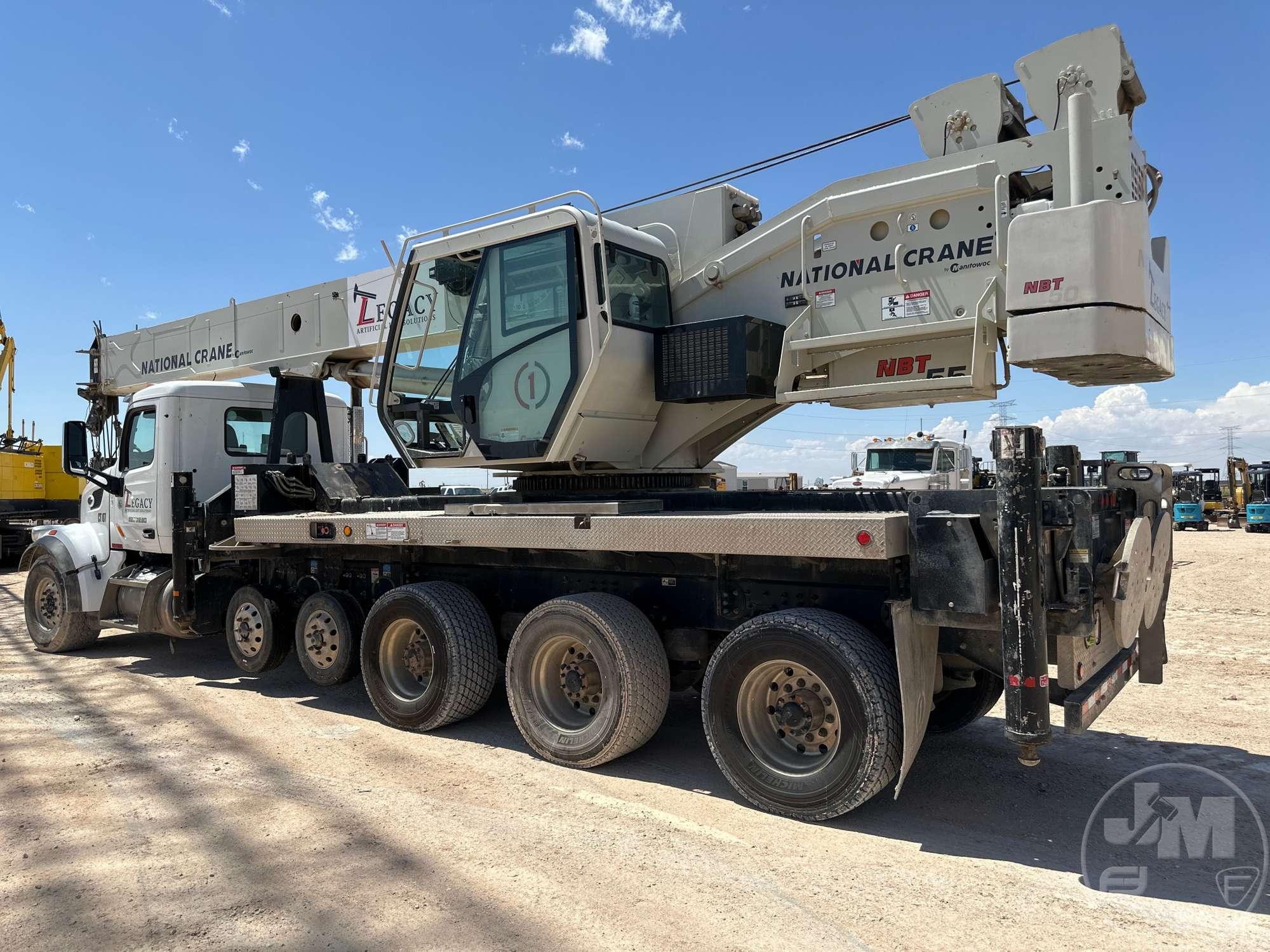 2020 PETERBILT 567 5/AXLE W/NATIONAL NBT55 NATIONAL  55 CRANE TRUCK VIN: 1NPCXPTX7LD641324