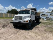 2001 INTERNATIONAL 4700 SINGLE AXLE DUMP TRUCK VIN: 1HTSCABL01H398877