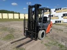 2018 TOYOTA 8FGU25 PNEUMATIC TIRE FORKLIFT SN: 85944