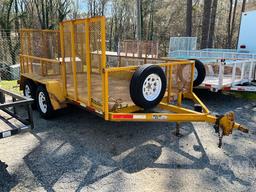 2004 ROLLINS 12FB LANDSCAPE TRAILER 6'6"X12' VIN: 12F0212004RST2816