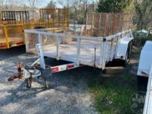 2011 DOWN TO EARTH EQUIPMENT TRAILER 6'X12' VIN: 33734