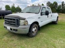 2005 FORD F-350 XL VIN: 1FTWW32P15EA47021 1 TON TRUCK