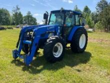 NEW HOLLAND T5060 4X4 TRACTOR W/ LOADER SN: ZBJH24022