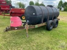 T/A, PULL TYPE, 1000 GALLON, PUMP W/ MOTOR, 9.5L-15