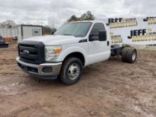 2016 FORD F-350 SINGLE AXLE VIN: 1FDRF3G60GEB56100 CAB & CHASSIS