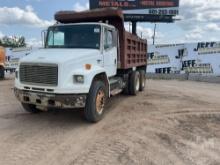 2000 FREIGHTLINER FL106 TANDEM AXLE DUMP TRUCK VIN: 1FVX8HCB7YHG92796