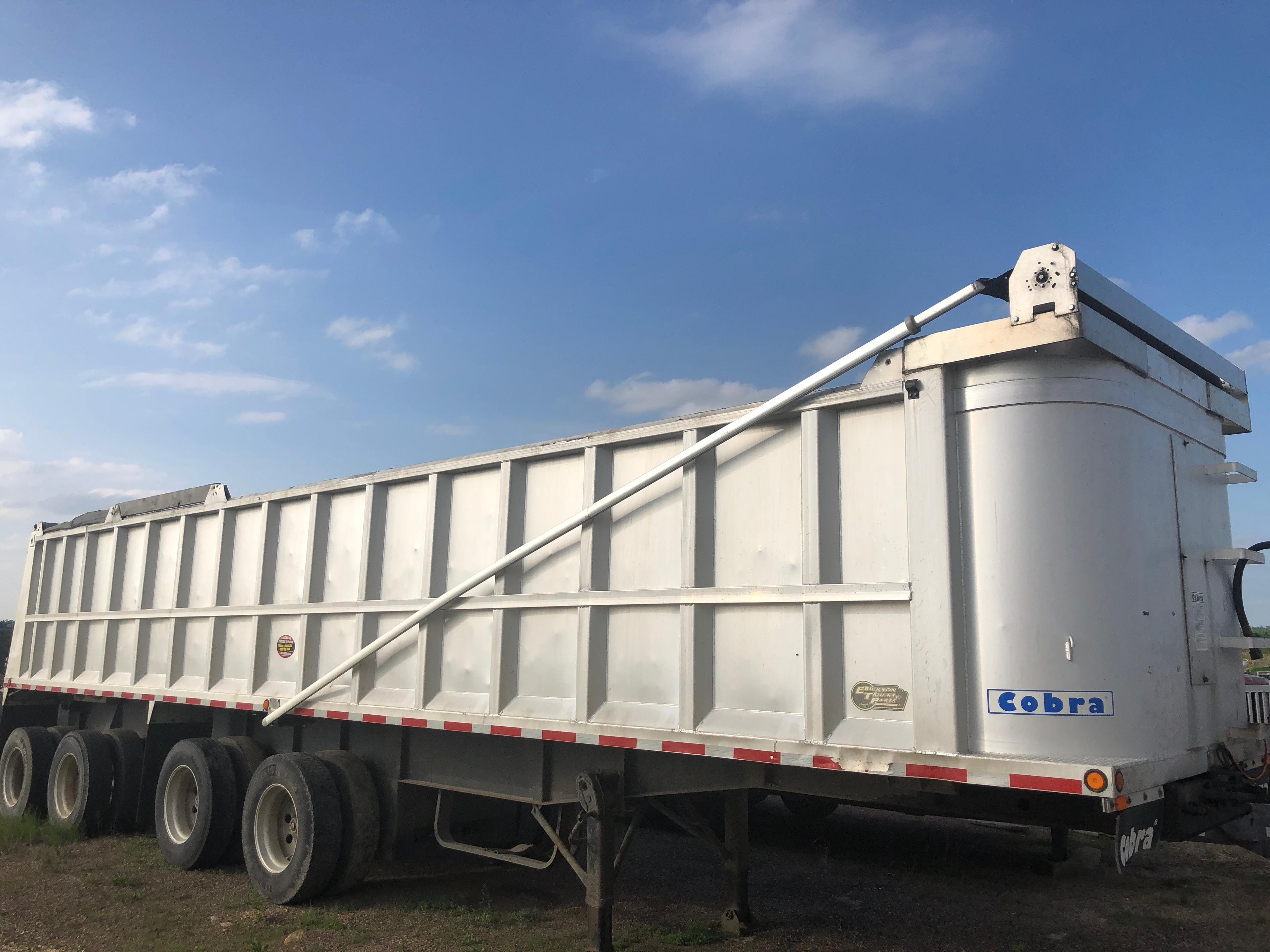 2001 COBRA Steel Sub-frame END Dump Trailer 41'