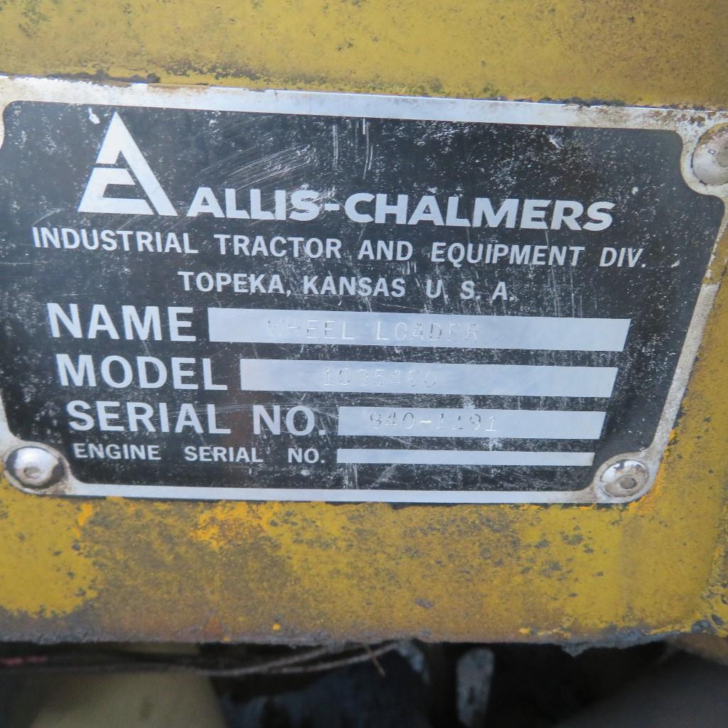 Allis Chalmers Wheel Loader