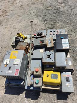 Skid of electrical boxes & switches*