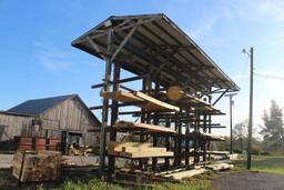 Lumber storage rack