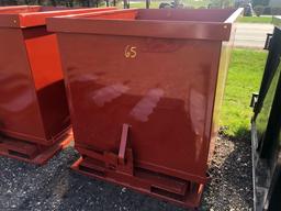 New 2 CY Self Dumping Hopper With Fork Pockets