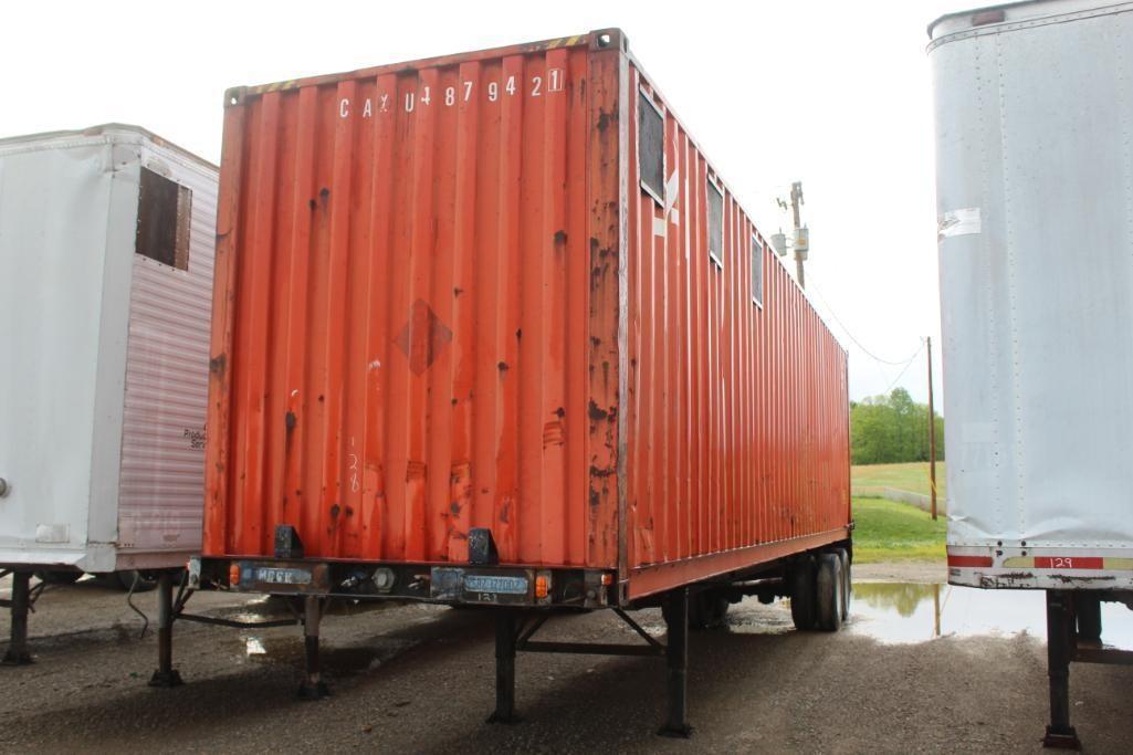 40' closed top container van