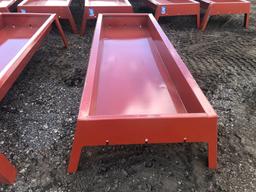 New 90" Cattle Feeder Orange