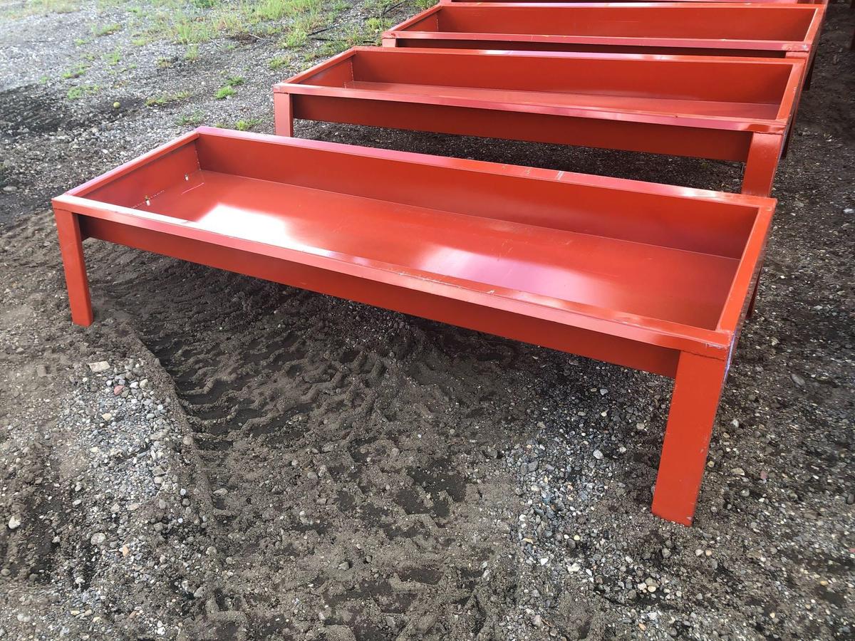 New 90" Cattle Feeder Orange