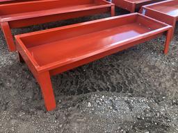 New 90" Cattle Feeder Orange