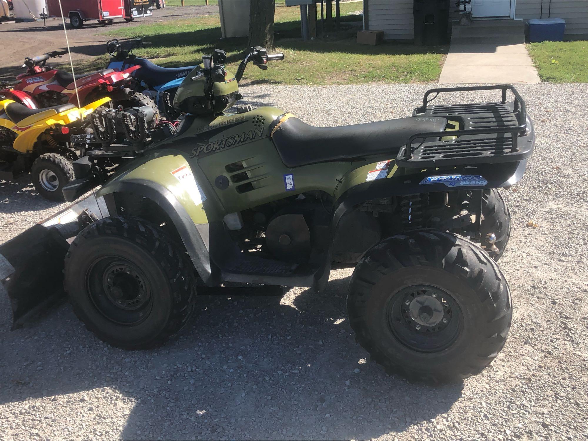 1998 Polaris Sportsman 500 ATV, VIN # 4XACH50A1WA062447