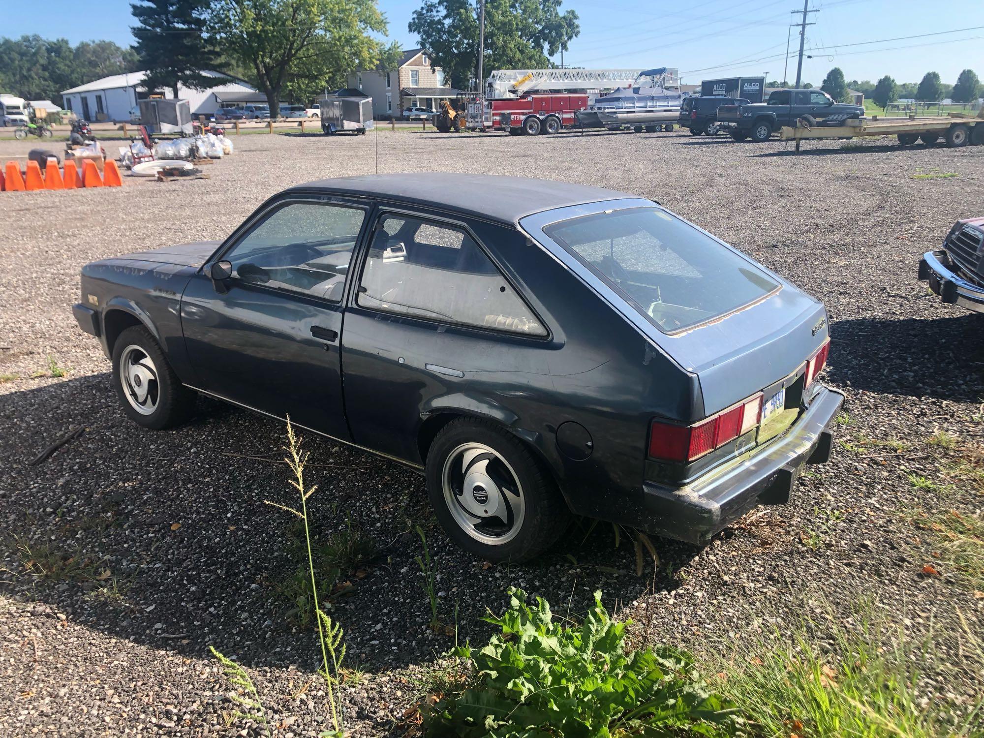 1986 Chevrolet Chevette Passenger Car, VIN # 1G1TB08C9GA152667