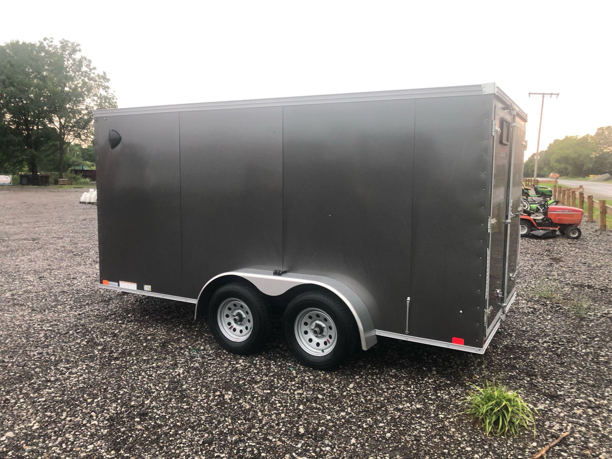 New 2022 United 7' x 14' V-Nose Cargo Trailer