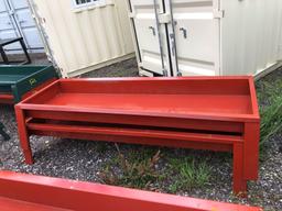 New 90" Cattle Feeder Orange