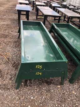 New 90" Cattle Feeder Green