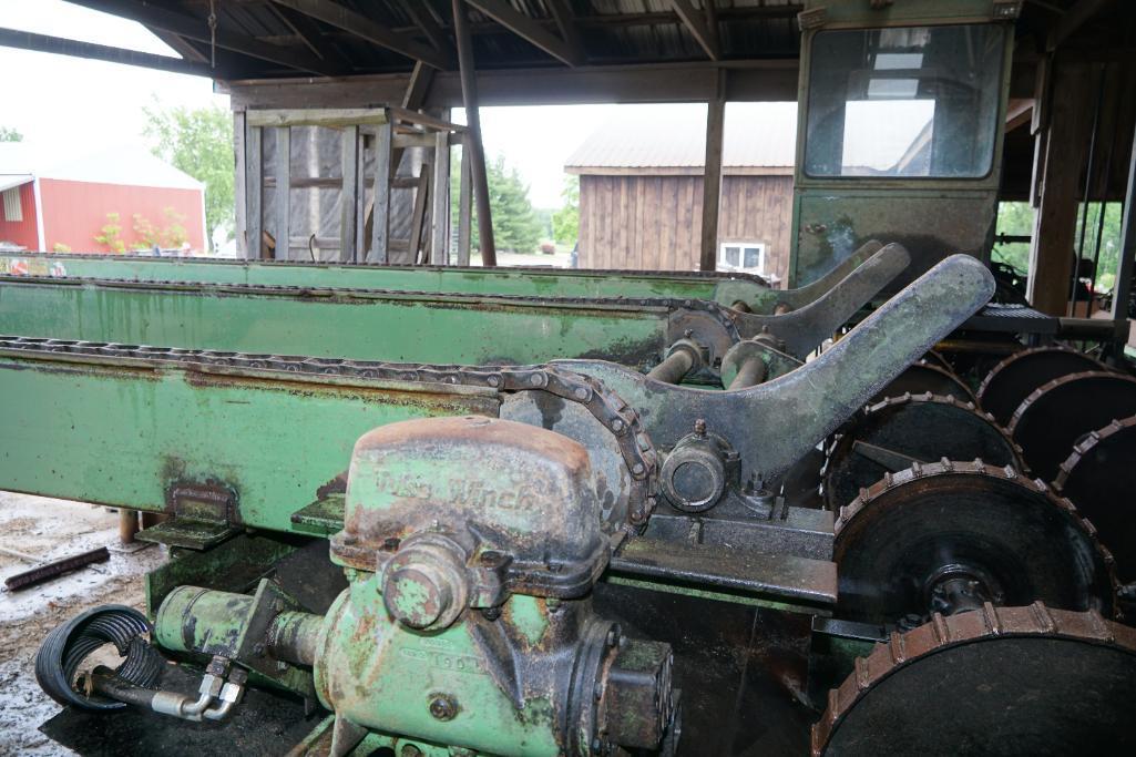 3 Strand Log Deck with Stop and Load