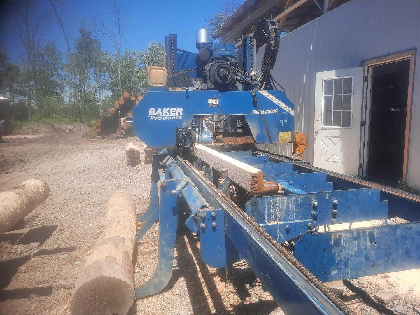 2008 Baker 3638G Portable Sawmill