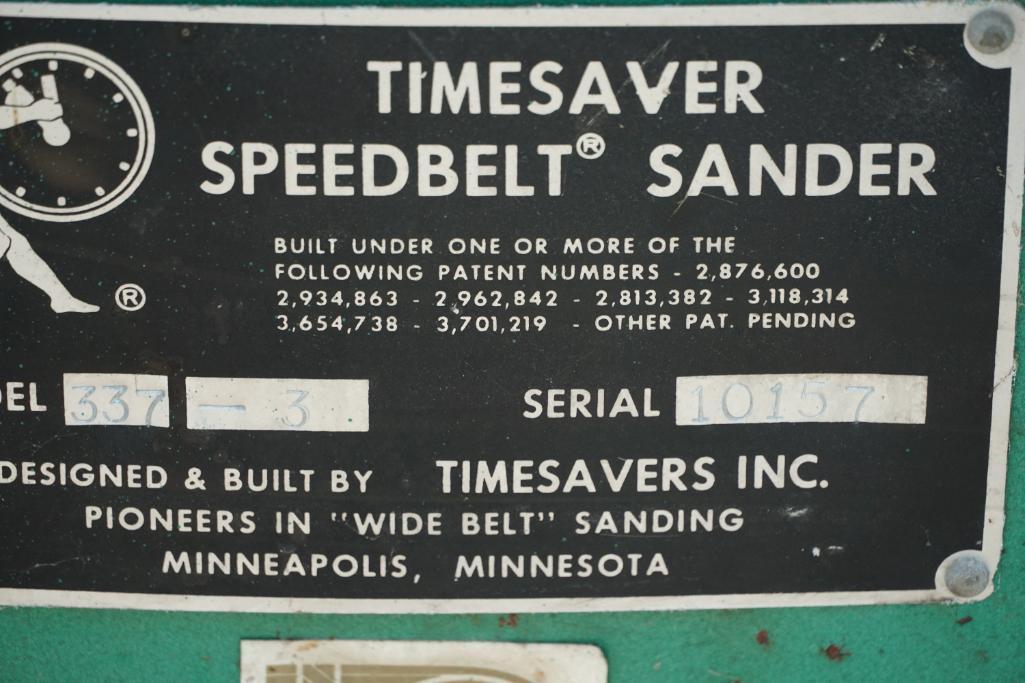 Timesaver 3 Head Belt Sander