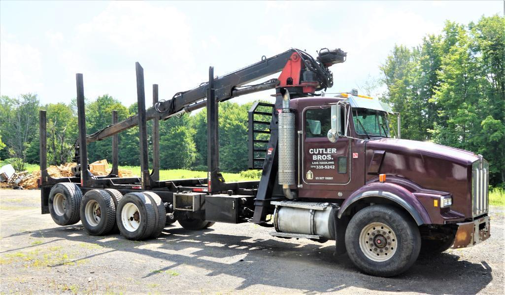 1987 Kenworth T800 Cab and Chassis with Prentice Log Loader