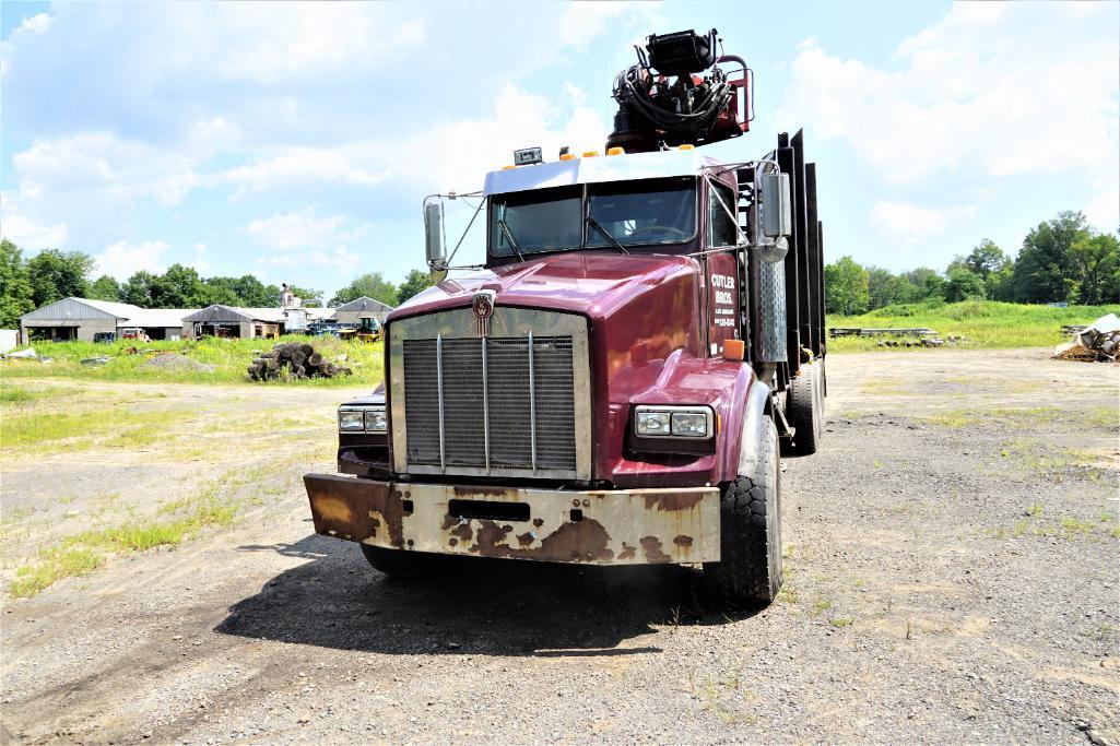 1987 Kenworth T800 Cab and Chassis with Prentice Log Loader