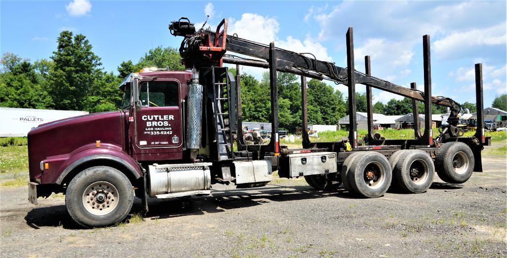 1987 Kenworth T800 Cab and Chassis with Prentice Log Loader