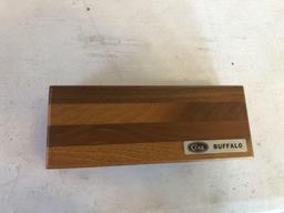 Case XX "Buffalo" New In Wood Box