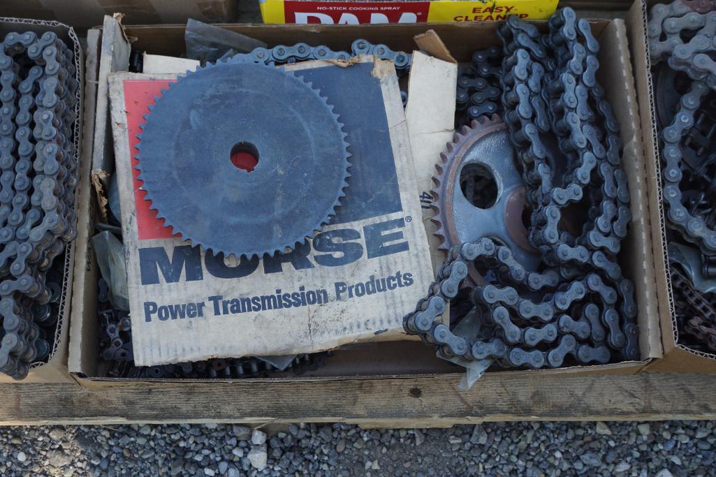 Pallet of Chains and Sprockets