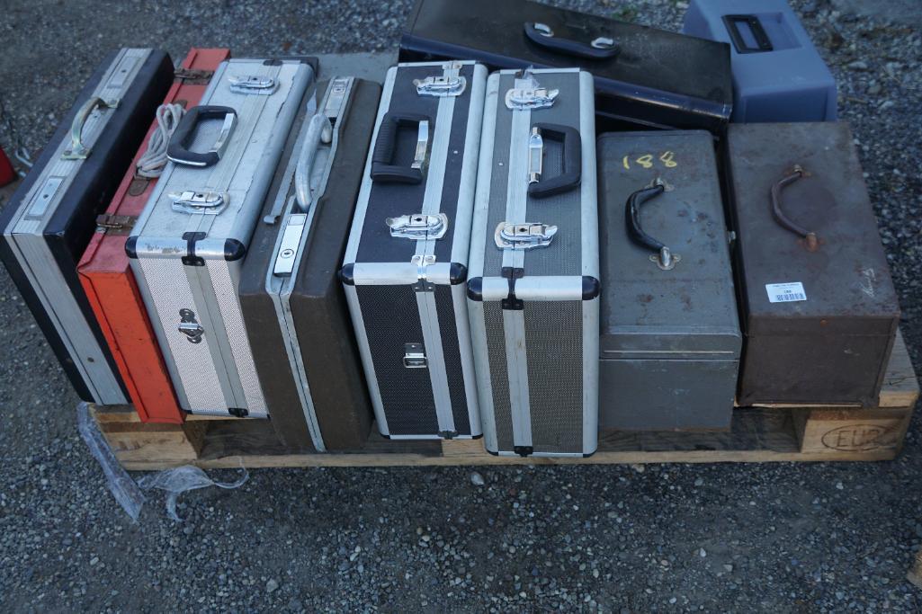 Pallet of Tool Boxes