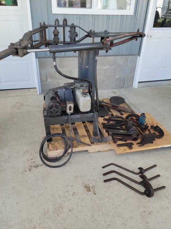 Hossfeld # 2 Bender with Hydraulic Setup