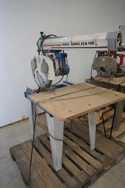 Omga 14" Radial Arm saw