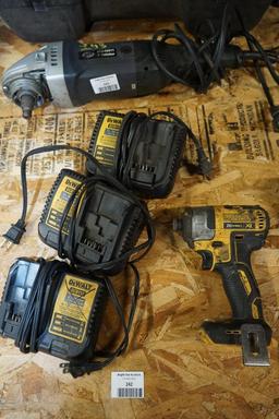 DeWalt Power Tools and Tool Bag