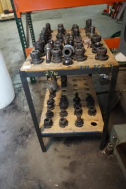 Cart of Bit Holders for CNC Mill