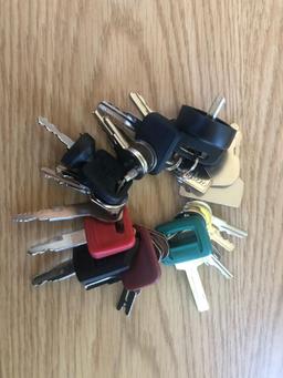 Heavy Equipment Key Set 24 Keys