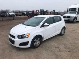 2012 Chevrolet Sonic Passenger Car, VIN # 1G1JA6SH0C4156908