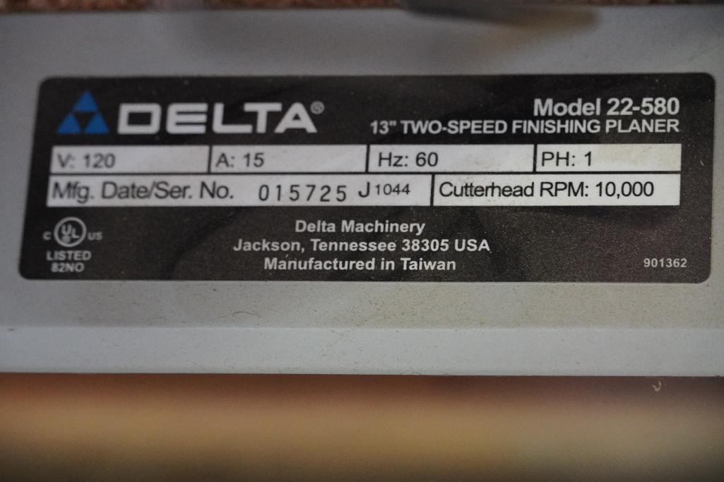 Delta 2 Speed Finishing Planer