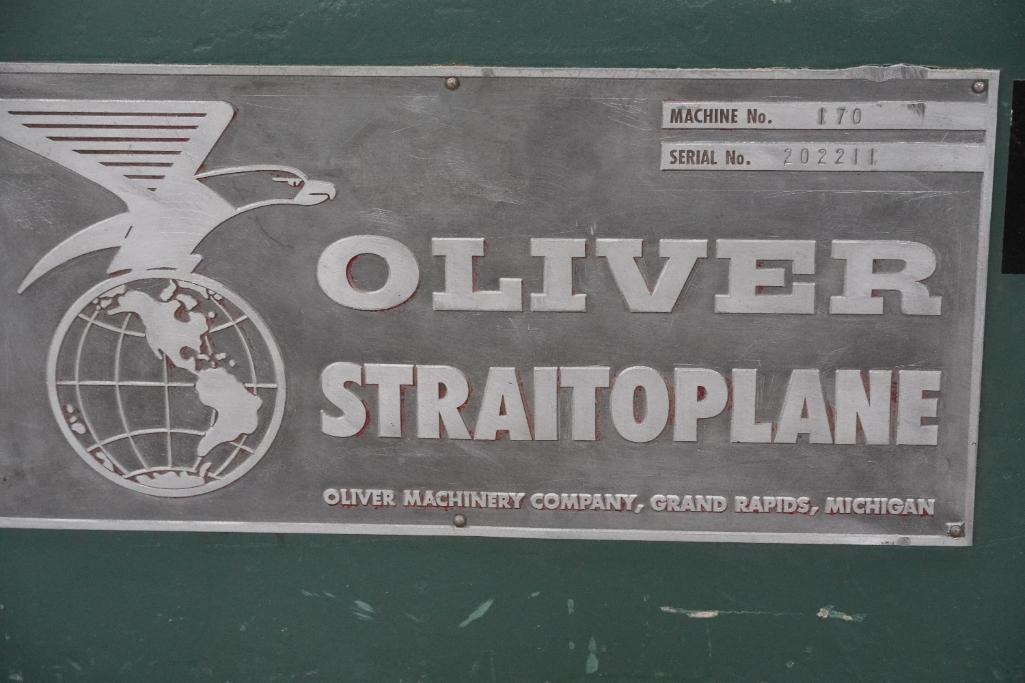 Oliver Straitoplane double sided Planer