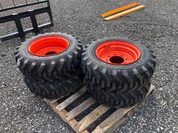 New Set of 4 Bobcat Wheels and Tires