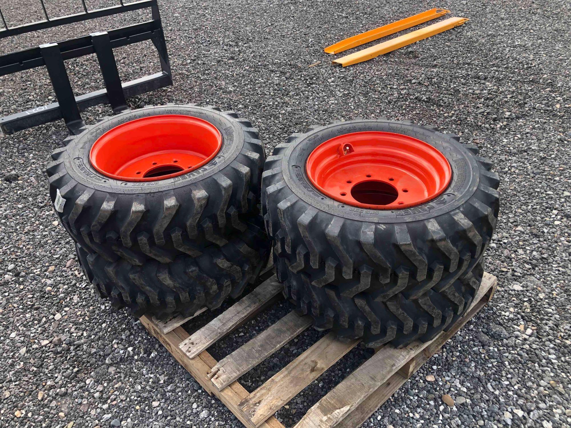 New Set of 4 Bobcat Wheels and Tires