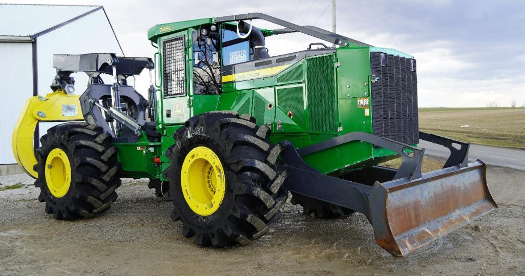 2022 John Deere 748L-II Dual Arch Grapple Skidder