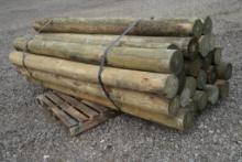 7" x 8' Southern Yellow Pine Fence Posts