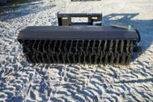 New 2023 Skid Steer Wolverine Industrial Angle Broom Attachment